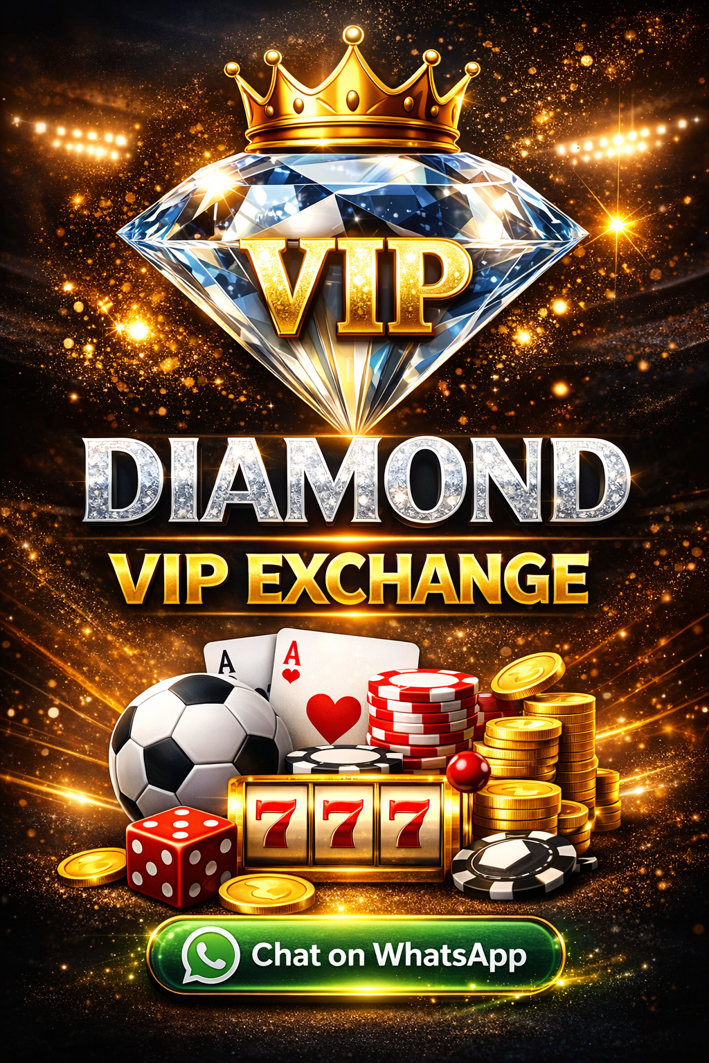 Diamond VIP Exchange Mobile Banner